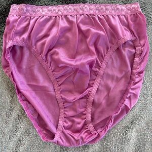 Hanes Her Way Vintage Lace Panties Size 7